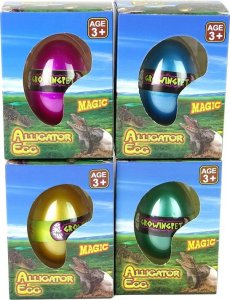 LeanToys Rosnące Jajo Aligatora Krokodyla 6cm 2