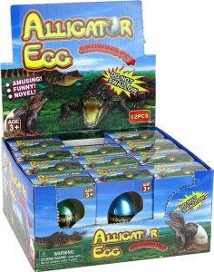LeanToys Rosnące Jajo Aligatora Krokodyla 6cm 3