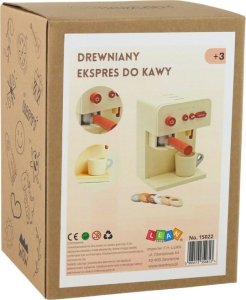 LeanToys Drewniany Ekspres Do Kawy Zabawka Filiżanka 6