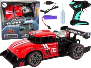 LeanToys Auto Zdalnie Sterowane Sportowe R/C 1:16 Czerwone Para Wodna 1