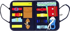 LeanToys Walizka Tablica Manipulacyjna Sensoryczna Dla Malucha (15195) 5