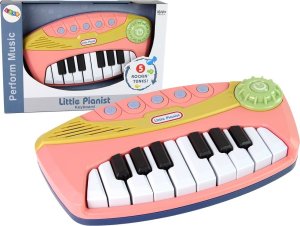 LeanToys Pianino Interaktywne Różowe Little Pianist 1