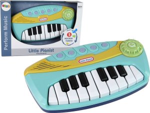 LeanToys Pianino Interaktywne Niebieskie Little Pianist 1