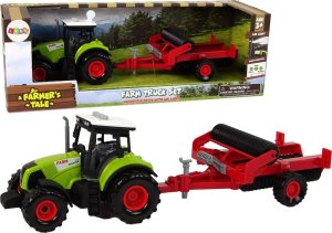 LeanToys Traktor dla Dzieci z Przyczepką Autko Farma 1