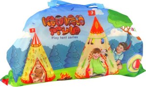LeanToys Namiot Tipi Dla Dzieci Styl Indiański Ogród Kremowy 160 cm x 105 cm 4