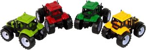 LeanToys Zestaw Traktorów Rolniczych Farma 4 Sztuki Kolorowe 6