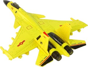 LeanToys Samolot myśliwski 1:72 Żółty 3