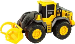 LeanToys Zestaw Pojazdów Budowlanych 3 Modele Żółte 4