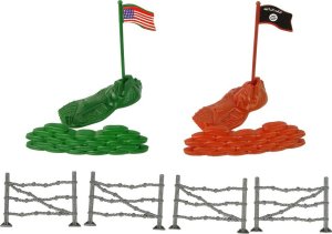 LeanToys Zestaw Żołnierzyków Militarny 51 Elementów Zielony 3