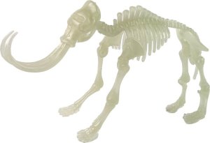 LeanToys Świecący W Ciemności Szkielet 3D Dinozaury Mamut w Jajku 3