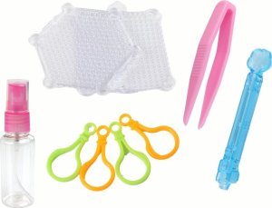 LeanToys Zestaw Koralików Wodnych DIY Magiczne Koraliki 8 Kolorów Pojazdy Budowlane 2
