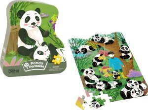 LeanToys Puzzle Panda Las Bambusowy 48 Elementów 1