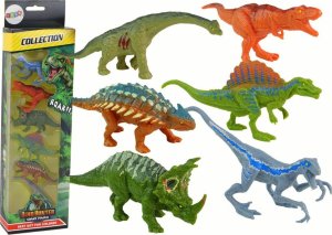 Figurka LeanToys Zestaw Figurek Dinozaury Różne Rodzaje 6 Sztuk 1