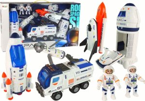 LeanToys Zestaw Rakieta Kosmos Statki Space Pojazdy 1