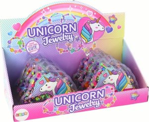 LeanToys Zestaw do Tworzenia Bransoletek Koraliki Zawieszki Biżuteria Jednorożec 4