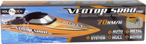 LeanToys Łódź R/C Brushless ARTR SR 80 PRO Żółta 10