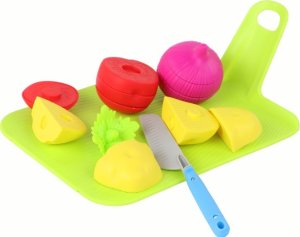 LeanToys Zestaw Warzyw Do Krojenia Deska Akcesoria 2
