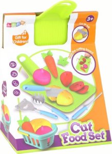 LeanToys Zestaw Warzyw Do Krojenia Deska Akcesoria 5