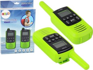 LeanToys Krótkofalówki Walkie-Talkie Zielone Zasięg 3km Gadżet Do Komunikacji 1