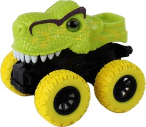 LeanToys Pojazd Terenowy Pchacz  Tyranozaur Rex Gumowe Koła Zielony 2