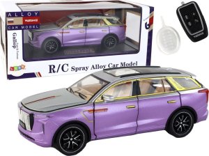 LeanToys Auto RC 1:24 Samochód Pojazd E-9 Aluminiowy Zdalnie Sterowany Fioletowe 1