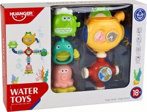 LeanToys Zabawka Wodna Do Kąpieli Przelewowa Robot Przyssawki 4