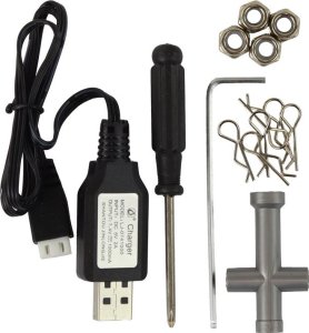 LeanToys Samochód terenowy Rabbits RC napęd na 4 koła Niebieski 2.4G 6