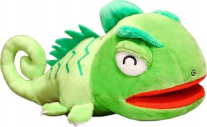 LeanToys Pluszowa Maskotka Smok Zielony Pacynka 30 cm 3