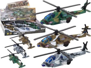 LeanToys Helikopter Wojskowy Śmigłowiec Militarny Aluminiowy Mix  Dźwięk Światła 1