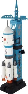 LeanToys Zabawka Misja Kosmiczna Rakieta Astronauci Wyrzutnia 15 Elementów 2