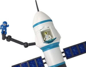 LeanToys Zabawka Misja Kosmiczna Rakieta Astronauci Wyrzutnia 15 Elementów 5