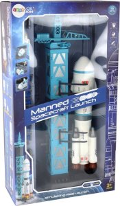 LeanToys Zabawka Misja Kosmiczna Rakieta Astronauci Wyrzutnia 15 Elementów 6