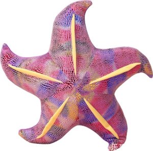 LeanToys Maskotka Pluszowa Rozgwiazda Fioletowa Poduszka 45 cm 2