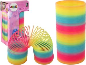 LeanToys Kolorowa Magiczna Sprężyna Odstresowująca 15 CM Zabawka 1