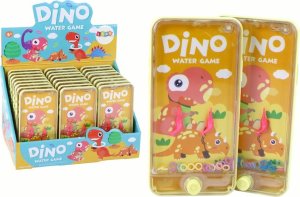 LeanToys Wodna Gra Zręcznościowa Konsola Telefon Dinozaur Żółta 1