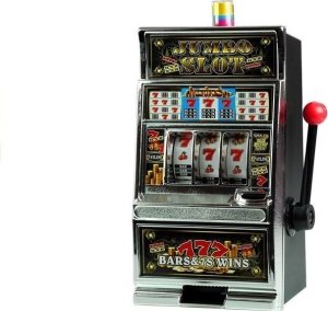 LeanToys Automat do Gry Slot Kasyno Skarbonka Duża Dźwięki 1