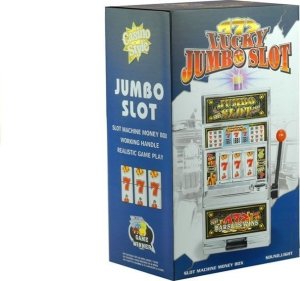 LeanToys Automat do Gry Slot Kasyno Skarbonka Duża Dźwięki 5
