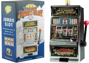 LeanToys Automat do Gry Slot Kasyno Skarbonka Duża Dźwięki 6