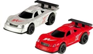 LeanToys Tor Wyścigowy 2 Autka Kontrolery Slot Cars 1:43 3