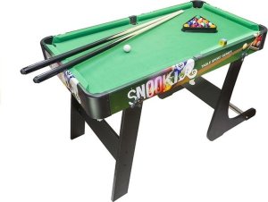 LeanToys Duży Drewniany Składany Stół Bilardowy Gra + Bile 2