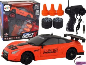 LeanToys Autko Sportowe Zdalnie Sterowane R/C 1:24 Pomarańczowe Wymienne Koła 1