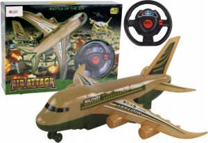 LeanToys Samolot R/C Zdalnie Sterowany Wojskowy Moro Światła Pilot 1