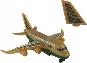 LeanToys Samolot R/C Zdalnie Sterowany Wojskowy Moro Światła Pilot 4