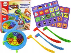 LeanToys Gra Zręcznościowa Konkurencyjna Karciana Spinner Uderz Młotkiem 1