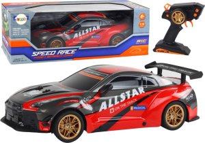 LeanToys Duże Auto Sportowe Zdalnie Sterowane 1:10 Czerwone 1