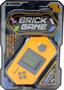 LeanToys Gra Konsola Elektroniczna Tetris Brick Game Szaro - Żółta 3