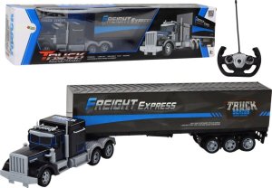 LeanToys Ciężarówka Zdalnie Sterowana RC Pilot Światła 27MHZ Niebieska 1