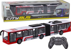 LeanToys Autobus Miejski Zdalnie Sterowany RC Czerwono-Biały 1