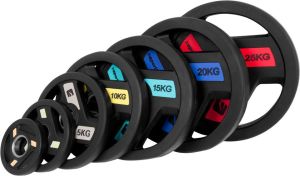 inSPORTline Obciążenie gumowane Herk 20kg 30mm kolor czarny (9204) 2