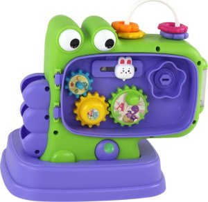 LeanToys Dinozaur Panel Edukacyjny Whac-A-Mole Sorter Gra Dla Dzieci Fioletowy (17675) 3
